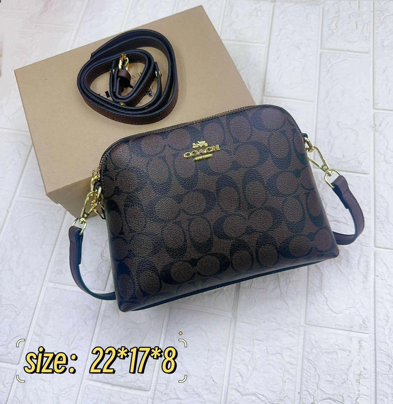 Vibrant Coach handbag