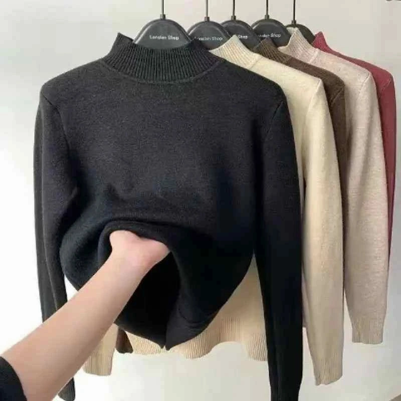 Women Turtleneck Autumn Winter Sweater