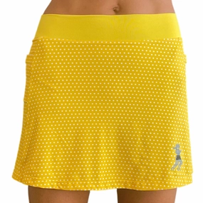 Yellow Dot Running Skirt